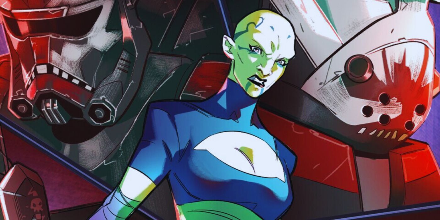 Asajj Ventress on the cover of The Bad Batch &ndash; Ghost Agents #1