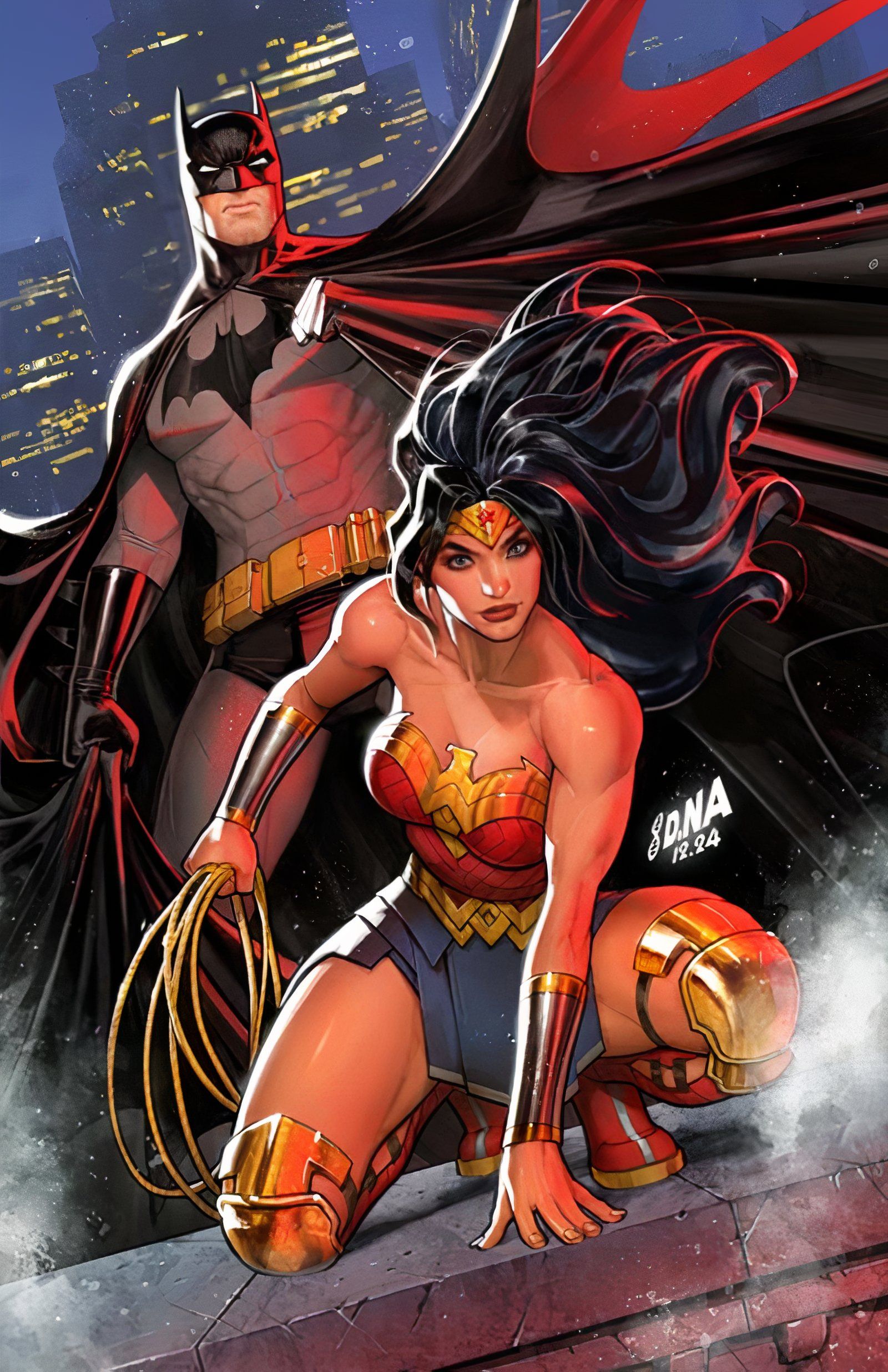 Cover B David Nakayama Card Stock Variant Batman  Wonder Woman #20