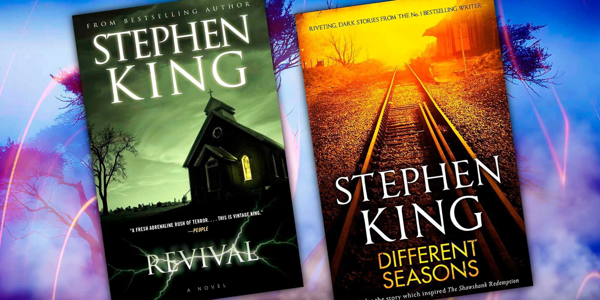 Covers of Revival and Different Seasons - Stephen King