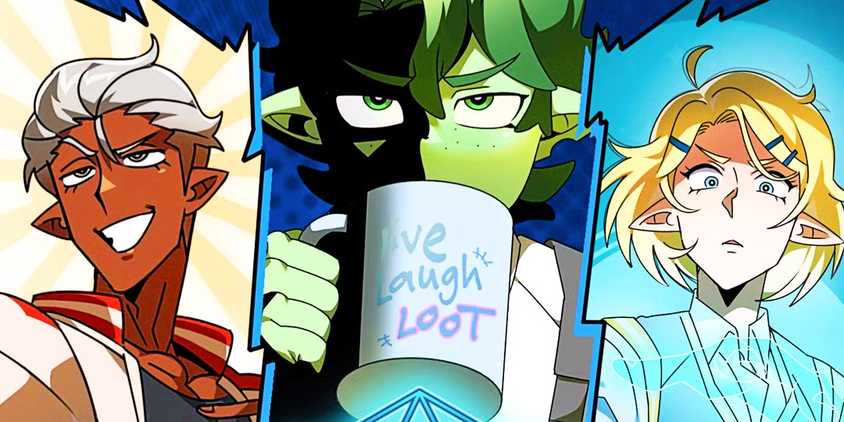 Cropped Fantasy high promo art, featuring the trio of main characters