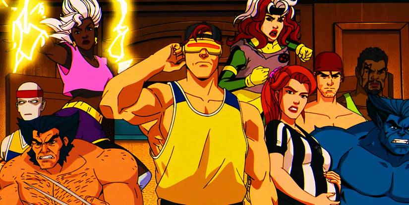 Cyclops and the X-Men seeing Magneto in X-Men '97