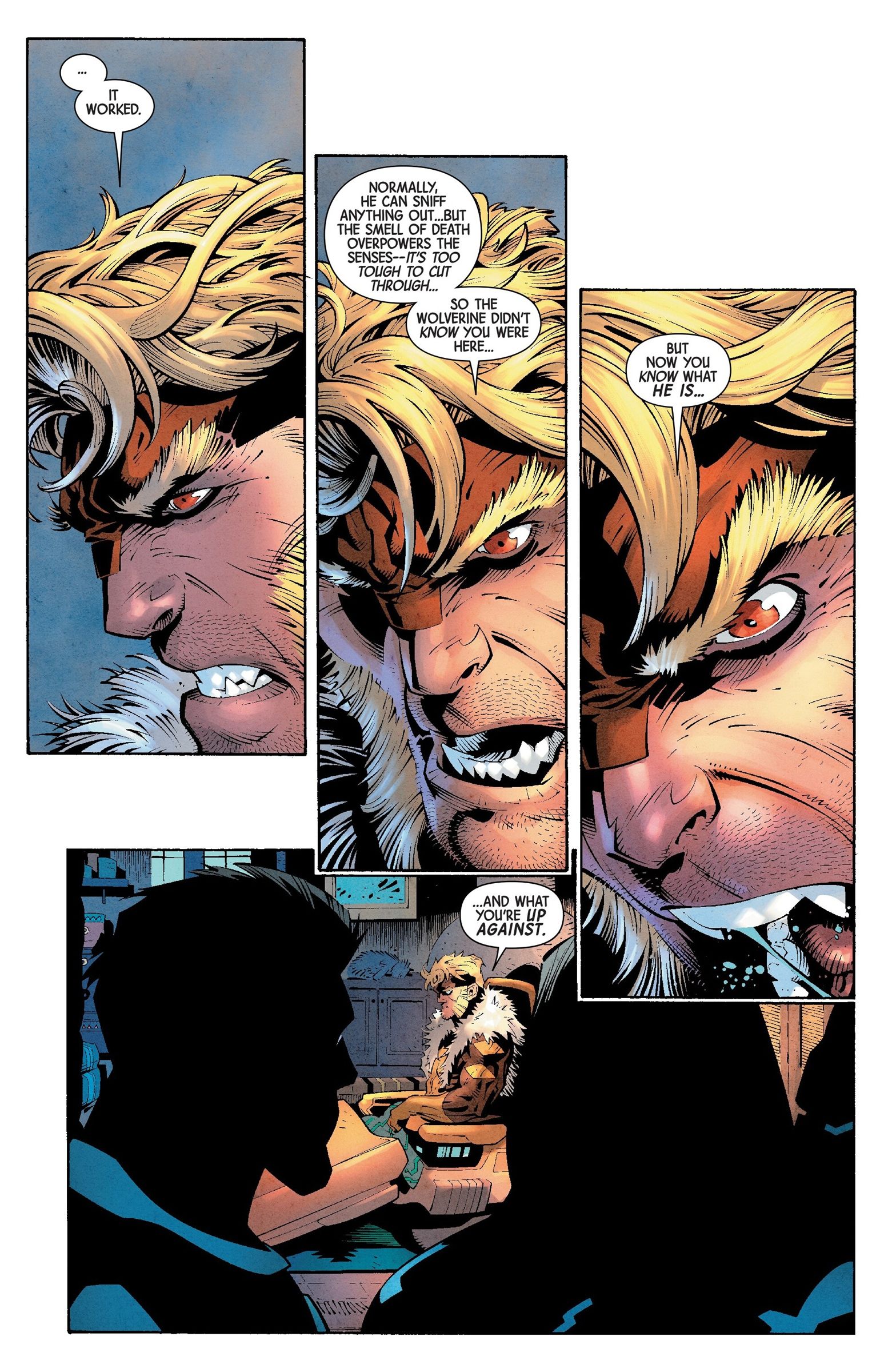 Wolverine: Revenge #4; Sabretooth hides his allies from Wolverine