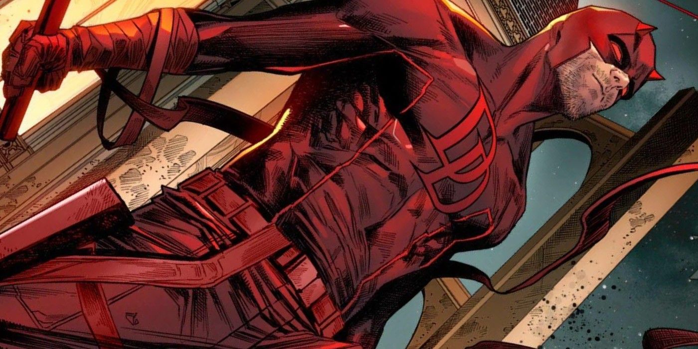 red daredevil Marco Checchetto costume