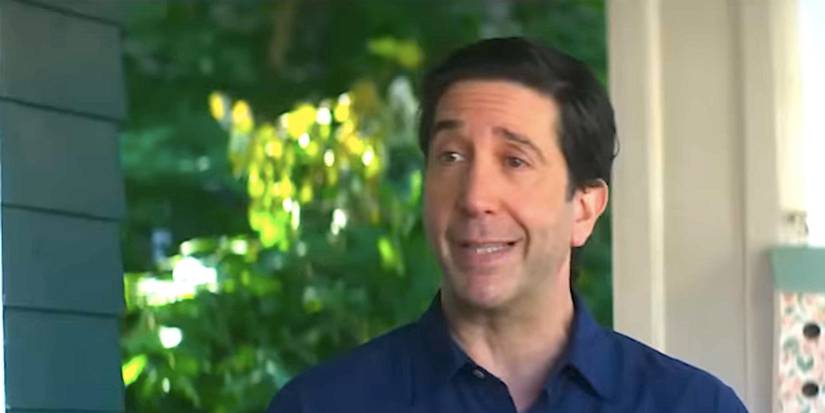 David Schwimmer's Anthony smiles queasily in Goosebumps The Vanishing