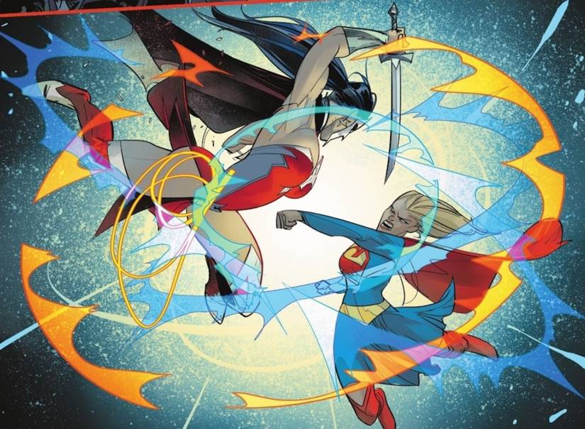 DC vs vampires world war v #6 batgirl vs wonder woman 2