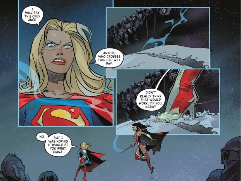 DC vs vampires world war v #6 batgirl vs wonder woman