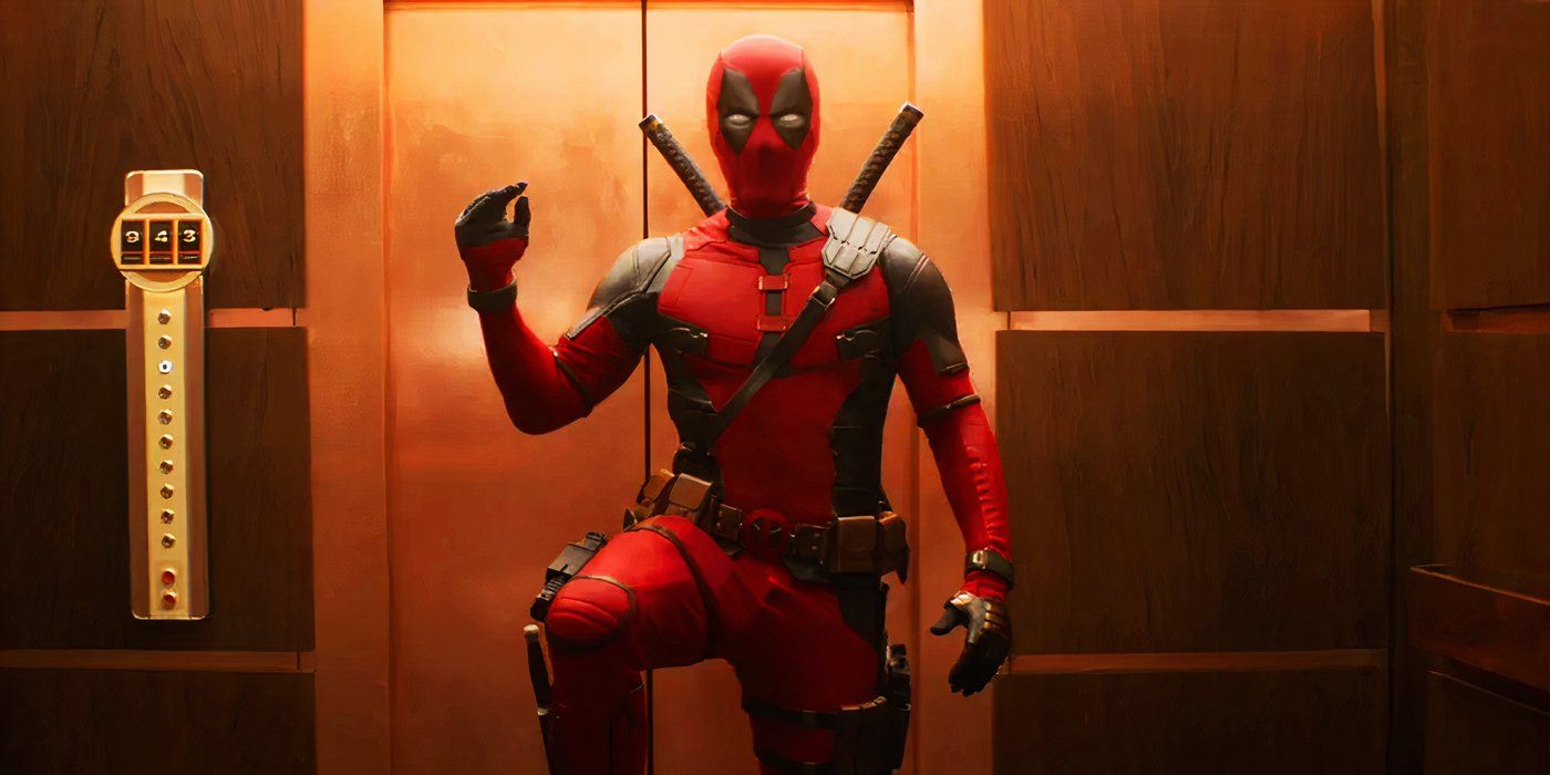 Deadpool in his new TVA costume in Deadpool & Wolverine