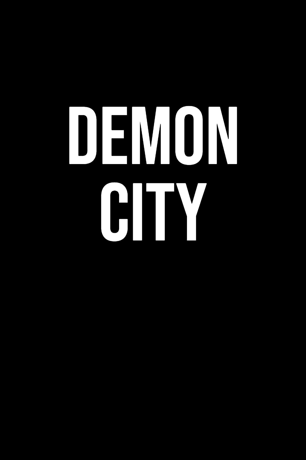 „Demon City“ vietos žymeklio plakatas