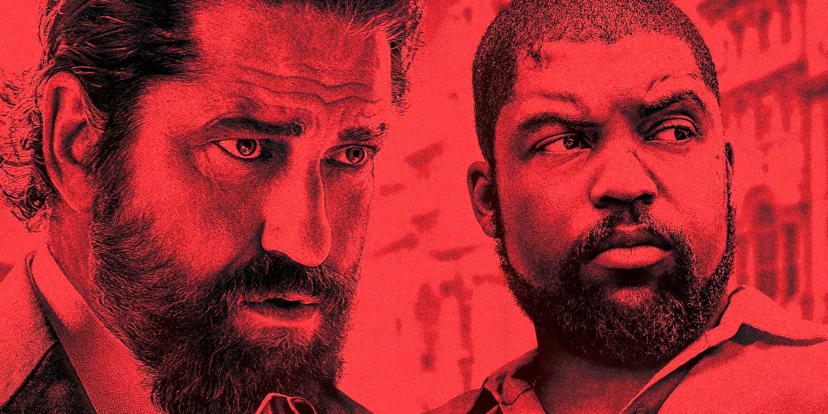 Big Nick (Gerard Butler) and Donnie (O'Shea Jackson Jr.) in Den of Thieves 2 Pantera