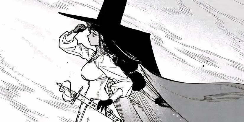 Dessecaras looking off to the left in Ichi the Witch.