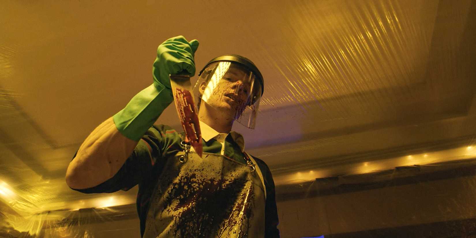 Dexter (Patrick Gibson) kills Levi Reed in Dexter: Original Sin Season 1 Ep 6