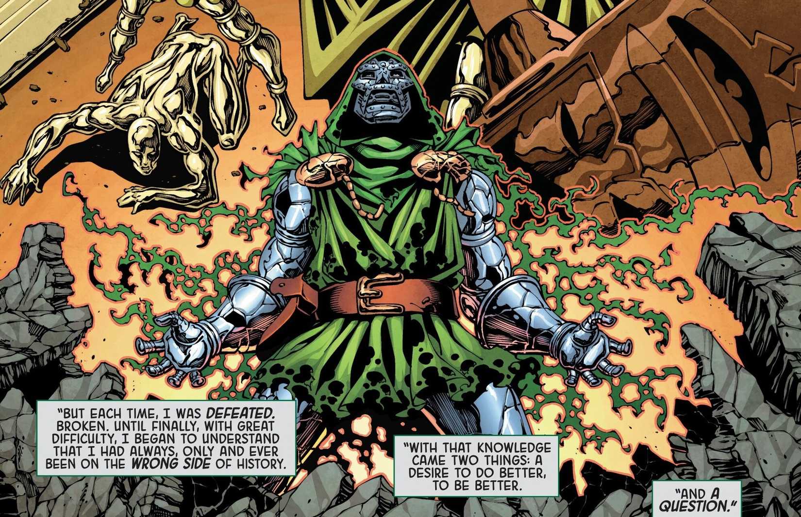 Doctor Doom realizes that he was always the villain.