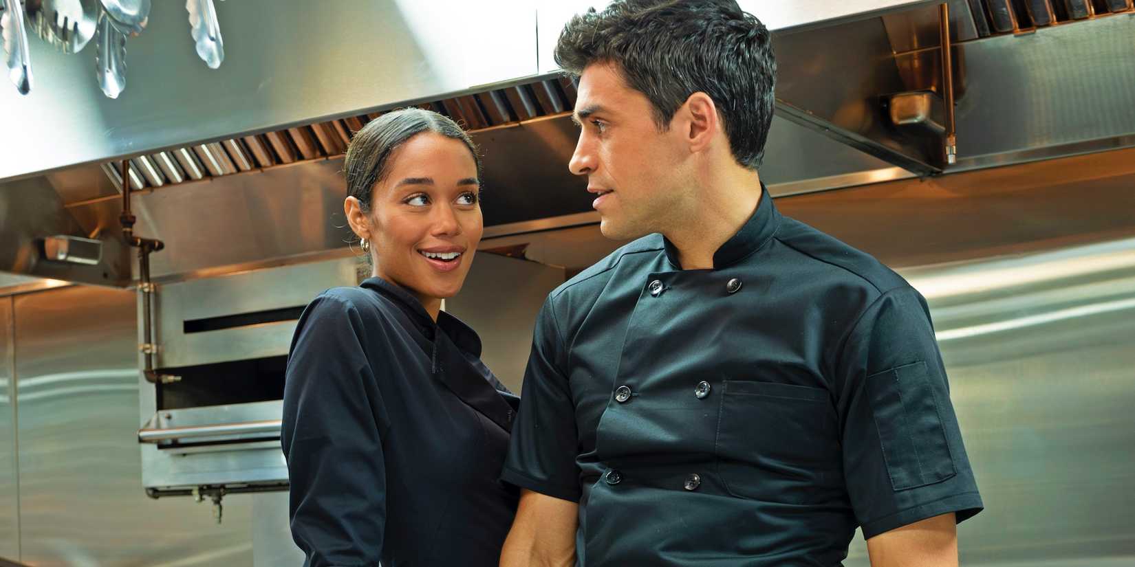 Laura Harrier and Sean Teale as Vivian and Tristan in Doctor Odyssey