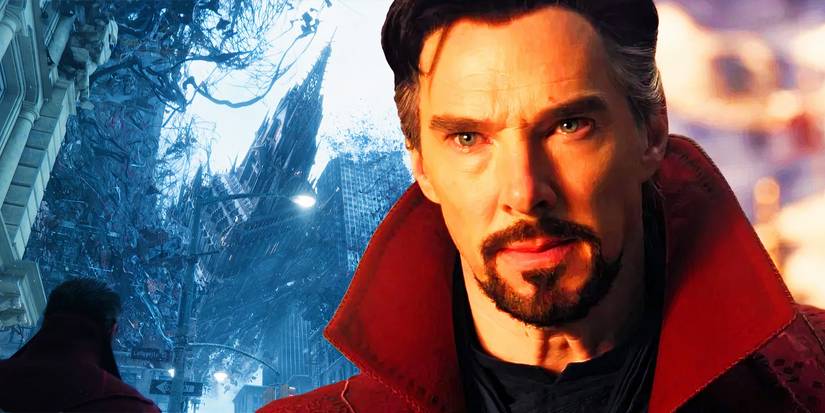 Doctor Strange in the Multiverse of Madness with an incursion