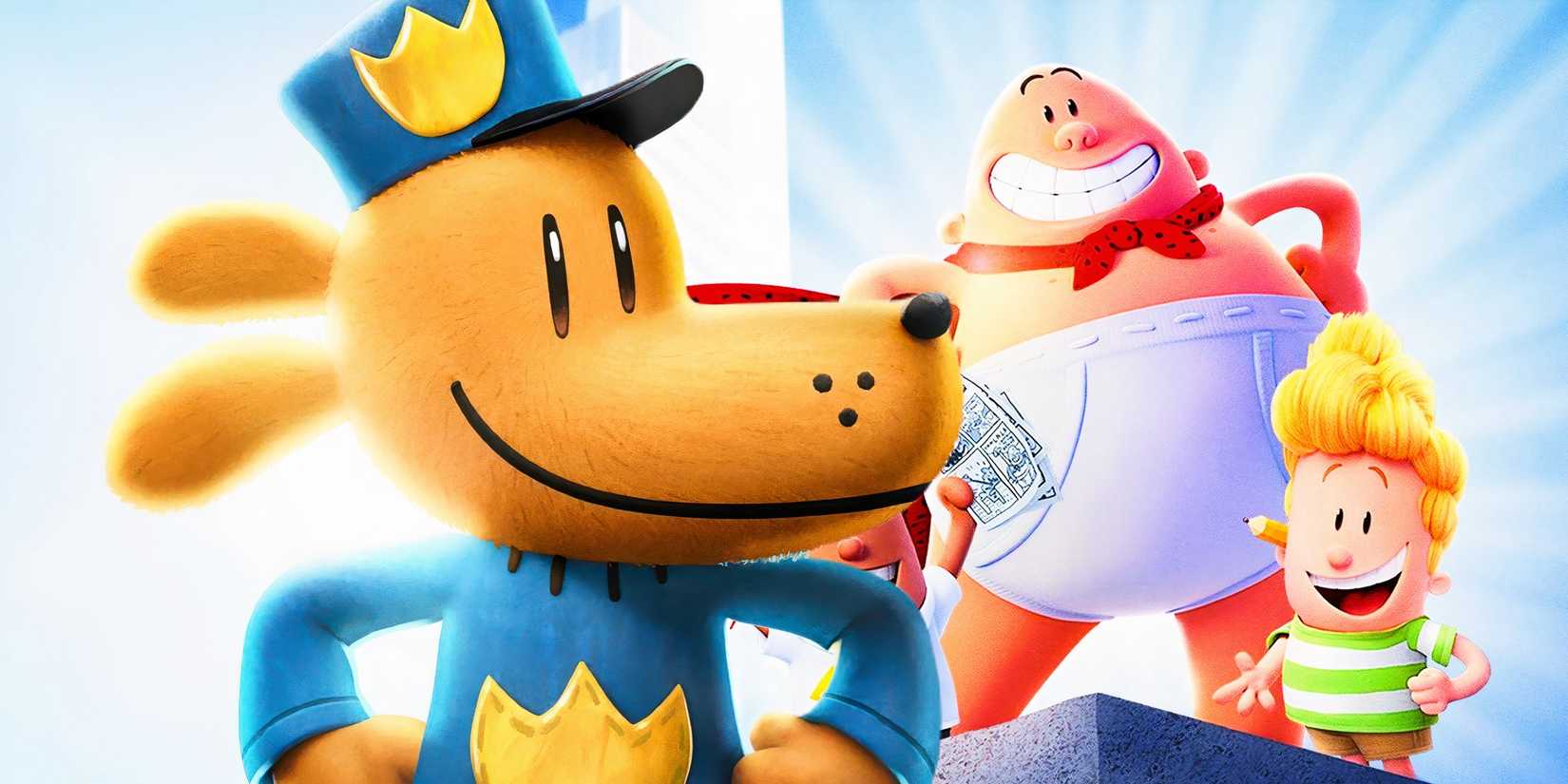 Dog Man with Captain Underpants and Harold