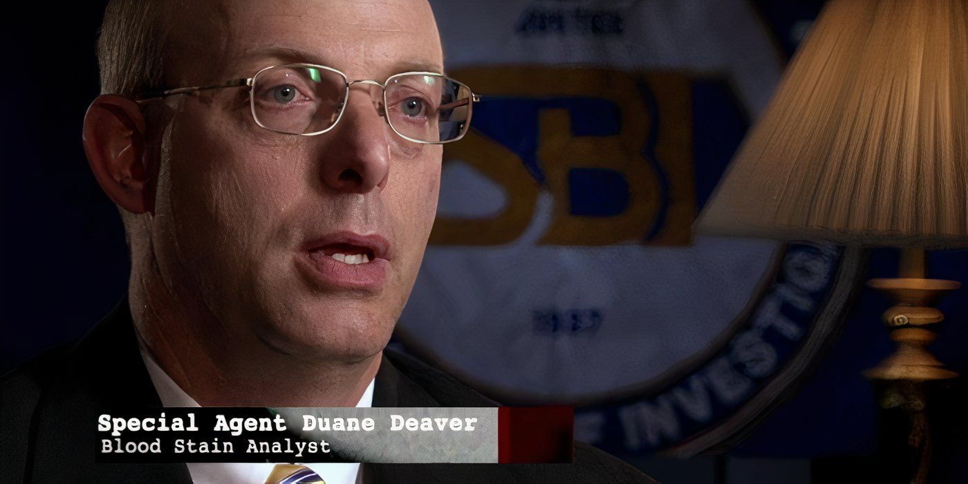 Duane Deaver giving an interview in The Staircase