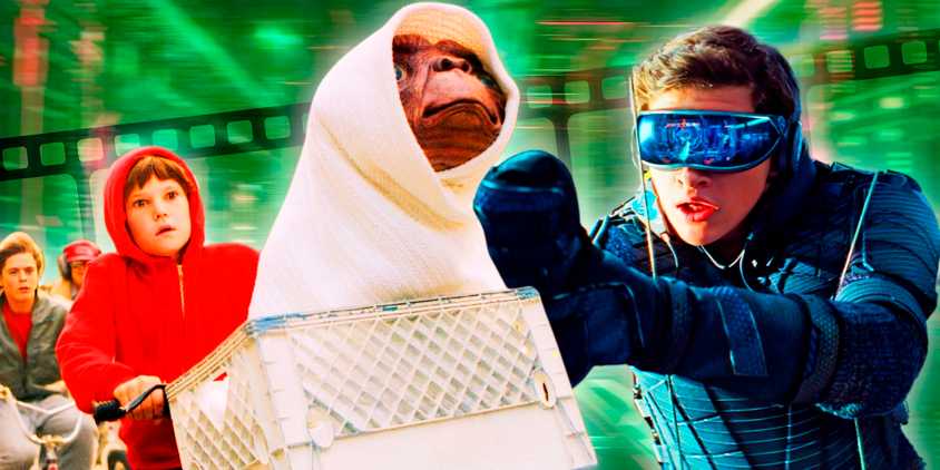 E.T. the Extra-Terrestrial and Ready Player One imagery