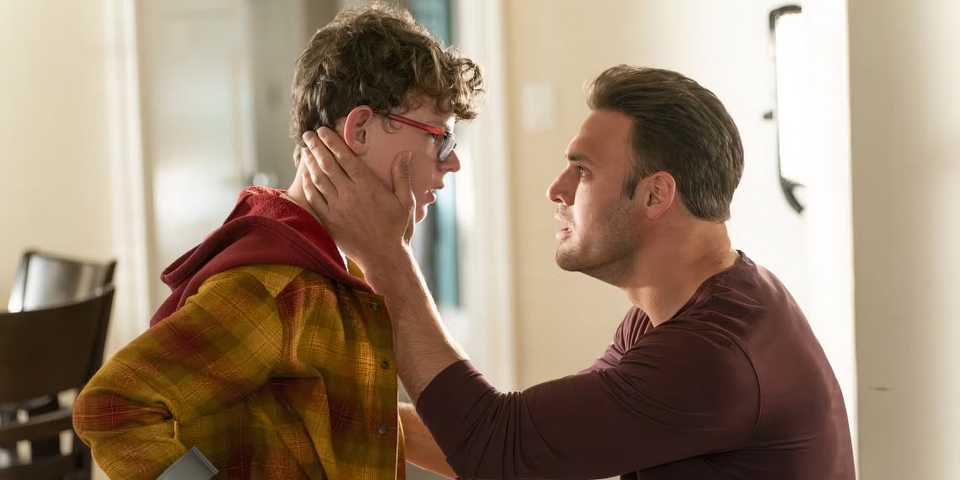 Eddie and Christopher in 9-1-1