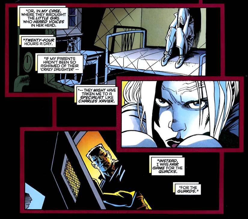 Emma Frost recounts her time in the Essex Clinic.