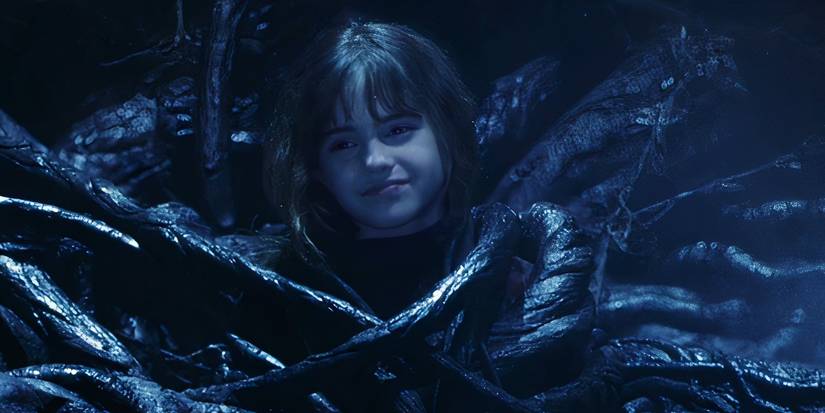 Emma Watson trapped in the Devil's Snare in Harry Potter and the Sorcerer's Stone