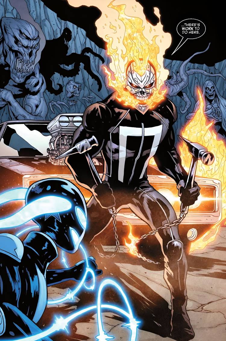 Fantasma and Robbie Reyes meet at the God Quarry.