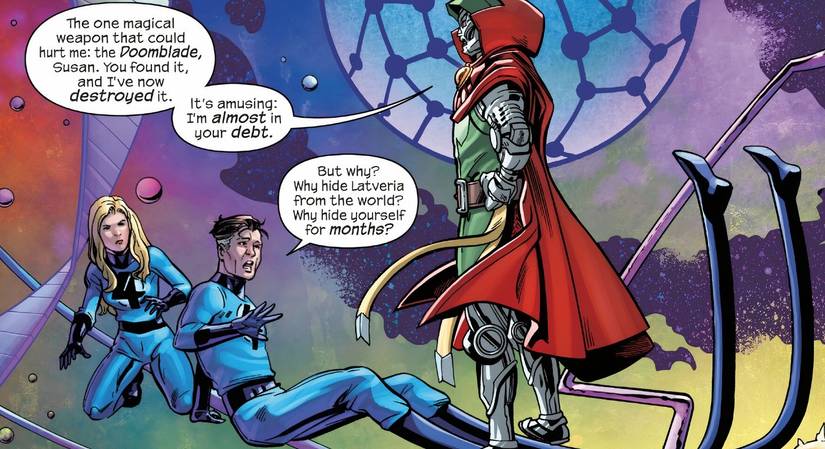 Fantastic Four 28 Doctor Doom destroys the Doomblade and says it is the one weapon that could hurt him