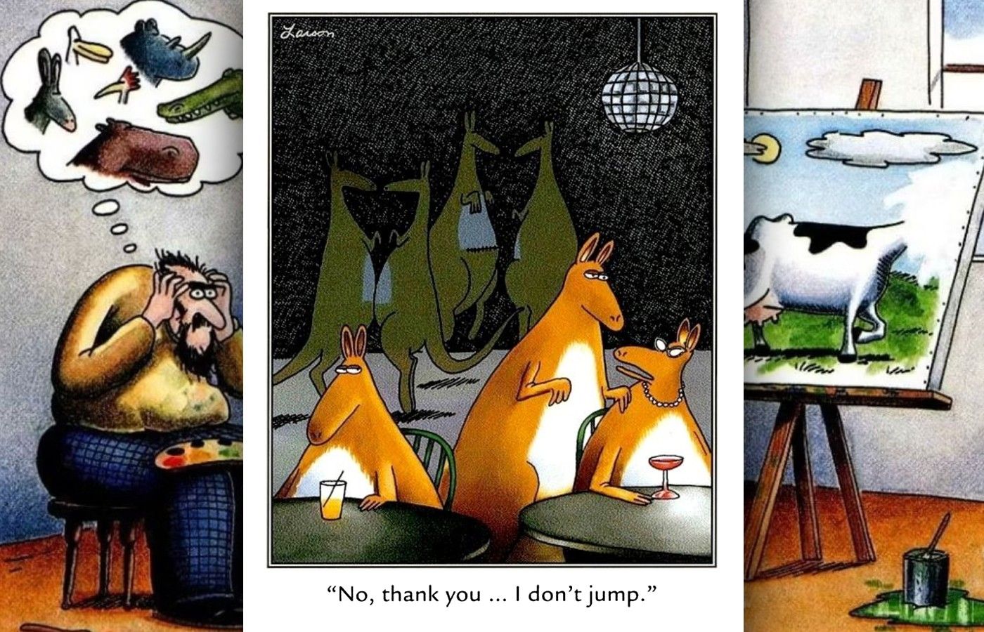 far side comic kangaroo dating