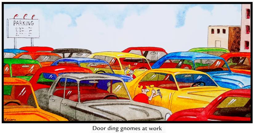 far side door ding gnomes