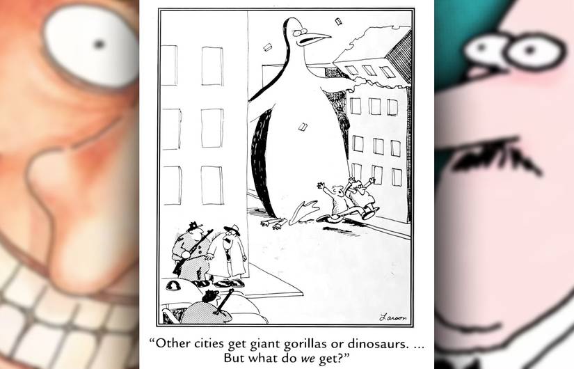 far side giant penguin