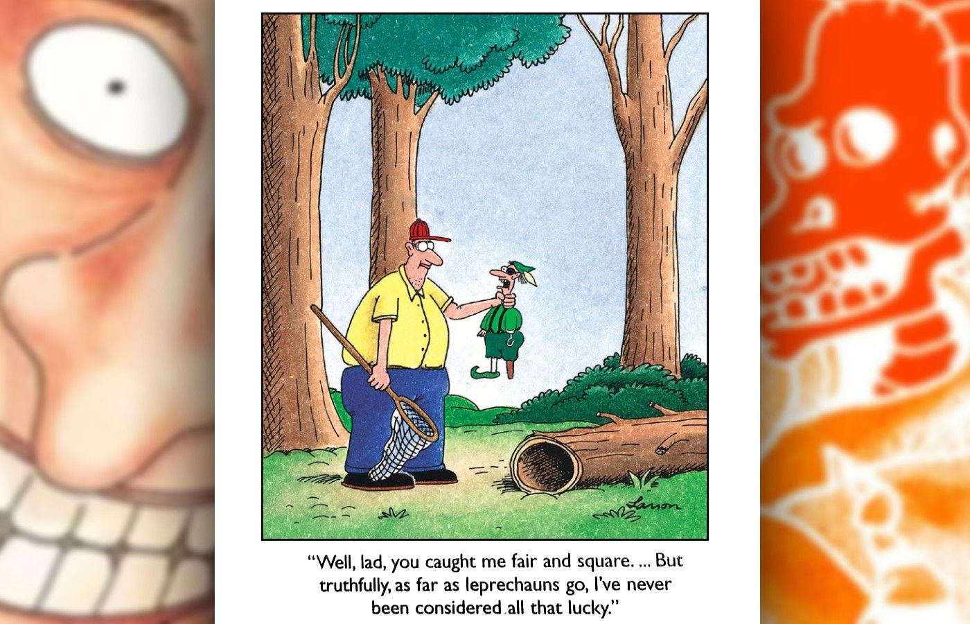 Far Side Leprechaun Comic