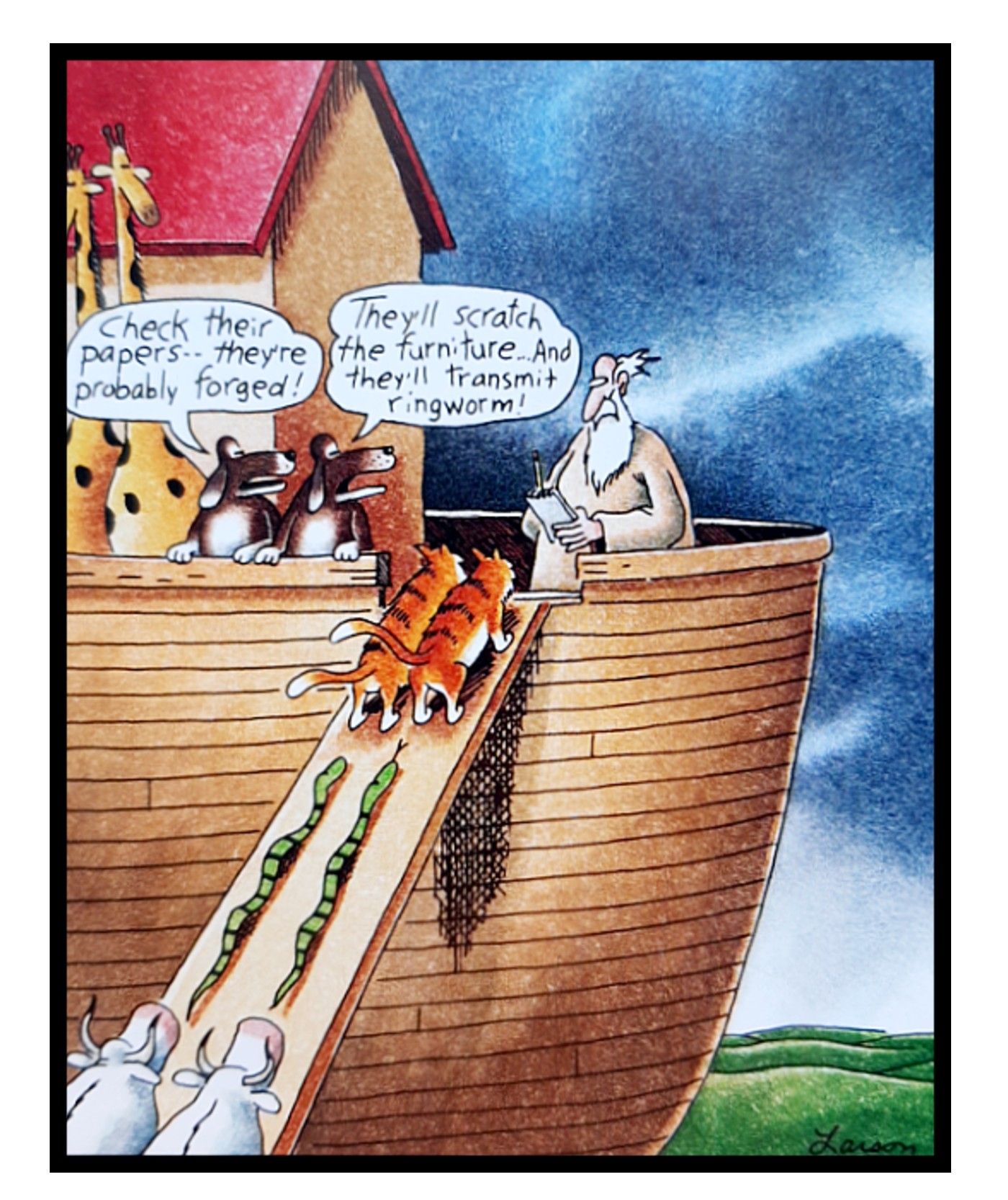 far side noah's arc comic