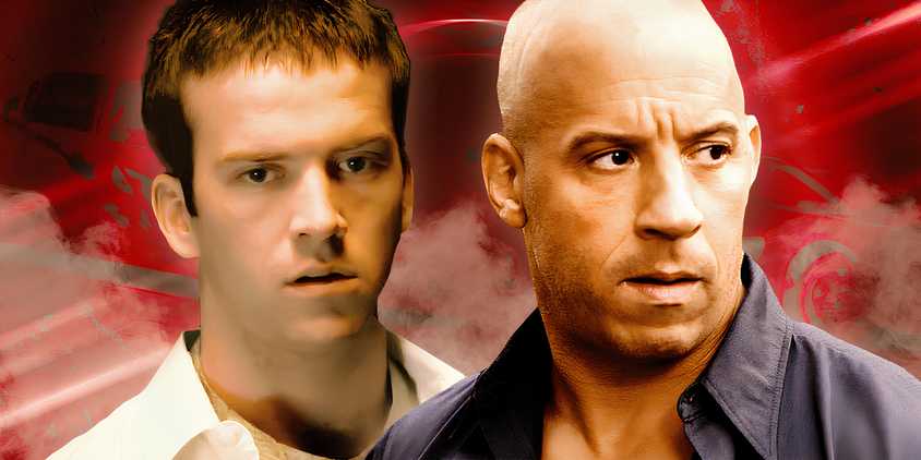 An edited image of Sean in Tokyo Drift and Vin Diesel as Dom in The Fast & Furious franchise.