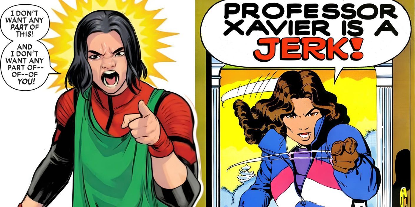 Thao Tran (aka Melee) recreates Kitty Pryde's 'Professor Xavier is a jerk!' panel