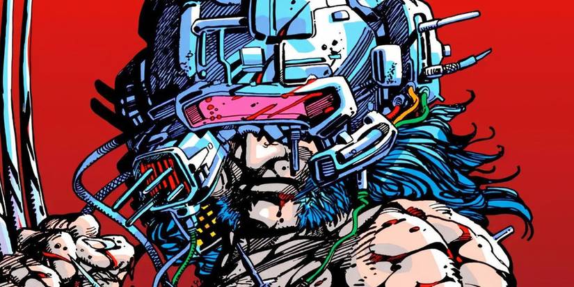Wolverine in Weapon X helmet in Marvel Comics