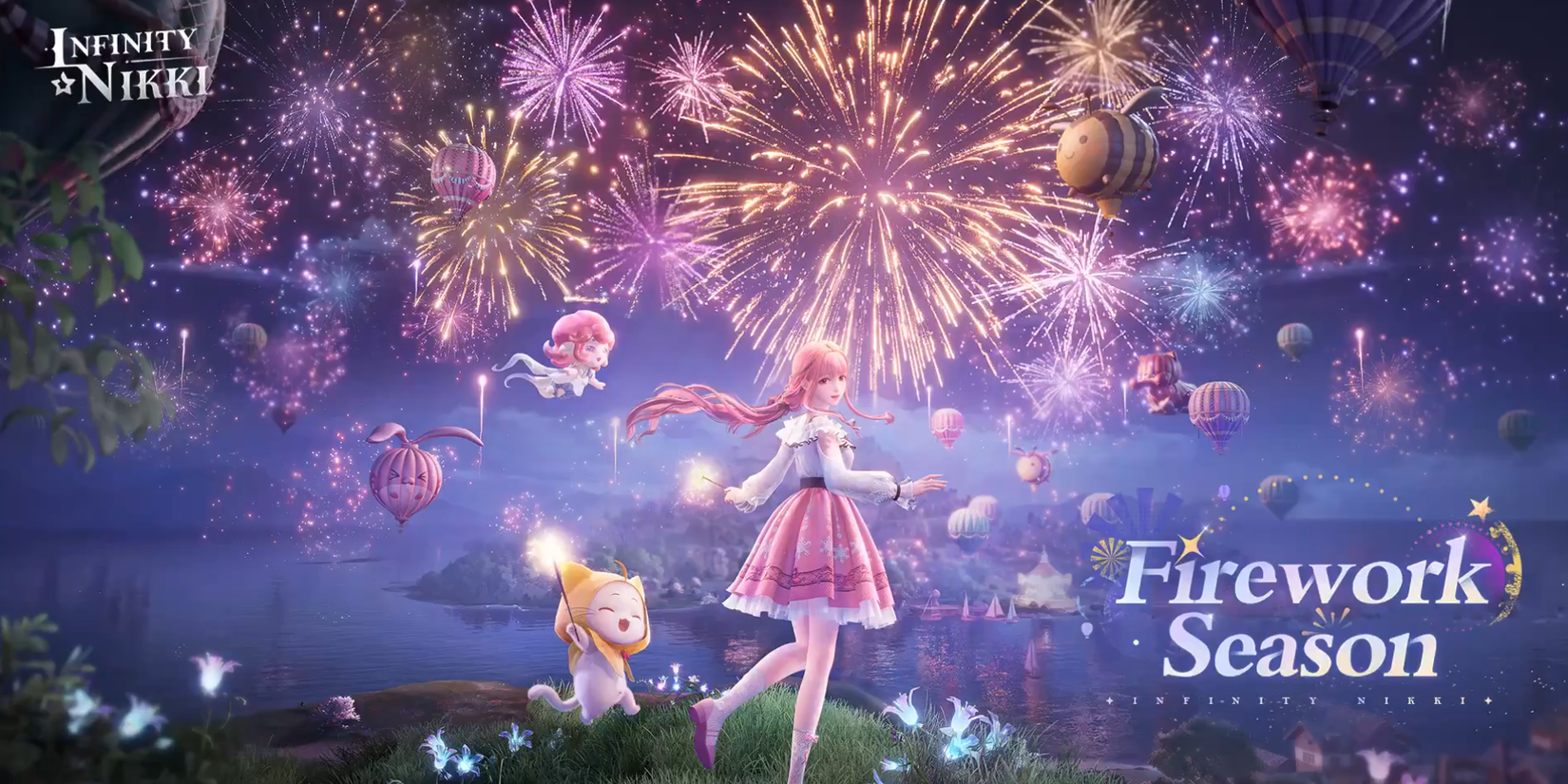 Firework Season header image from Infinity Nikki