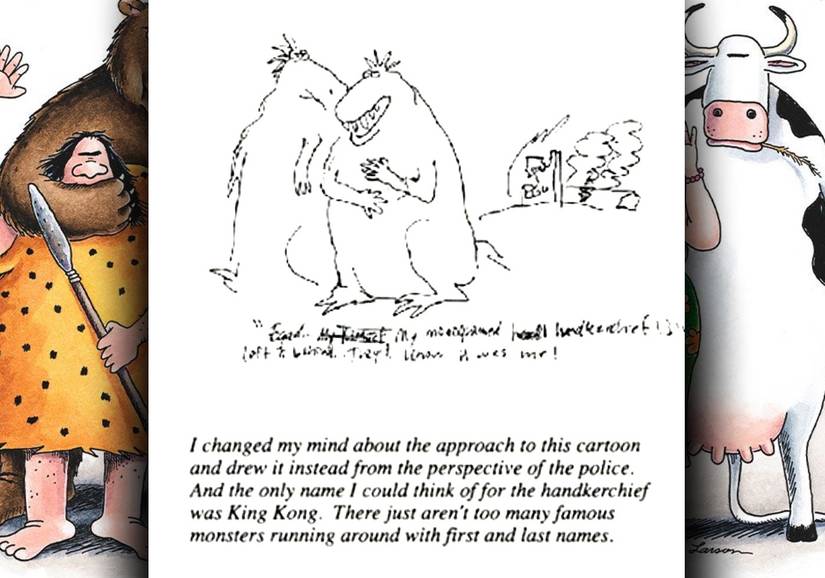 first draft far side comic