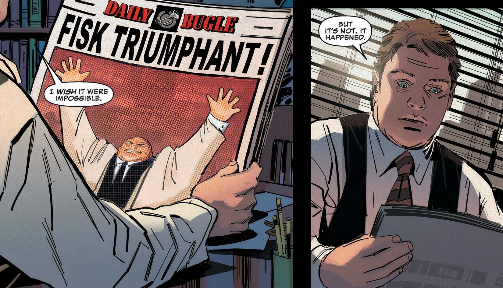 Foggy Shocked Fisk is Mayor Marvel