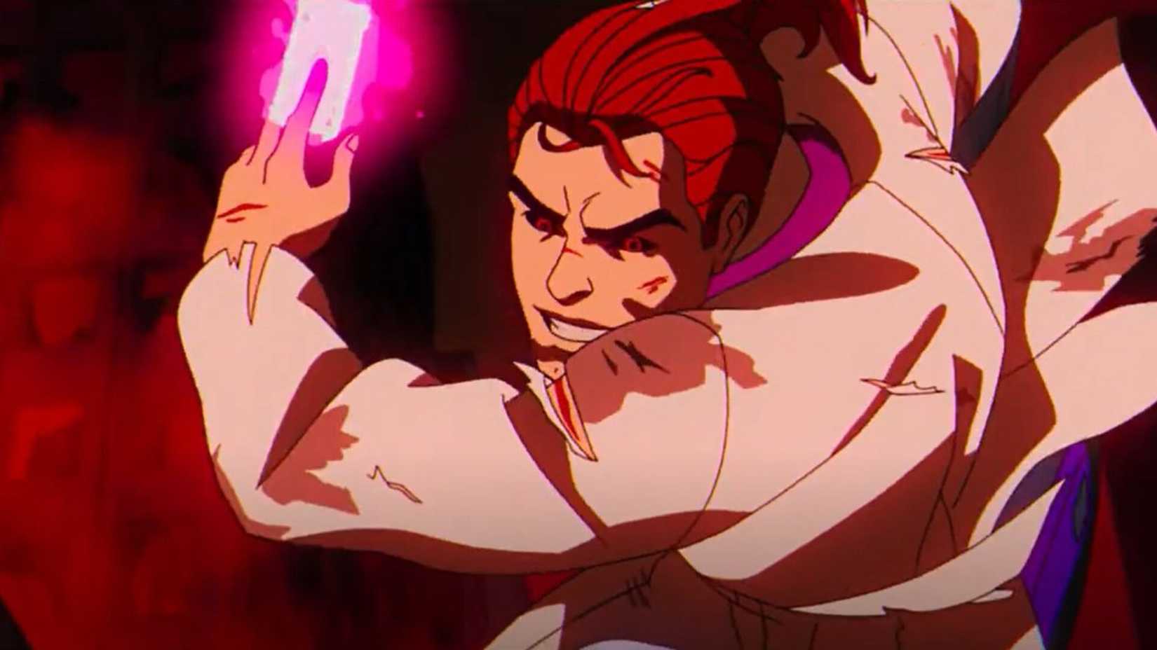 Gambit's white tuxedo in X-Men-97.