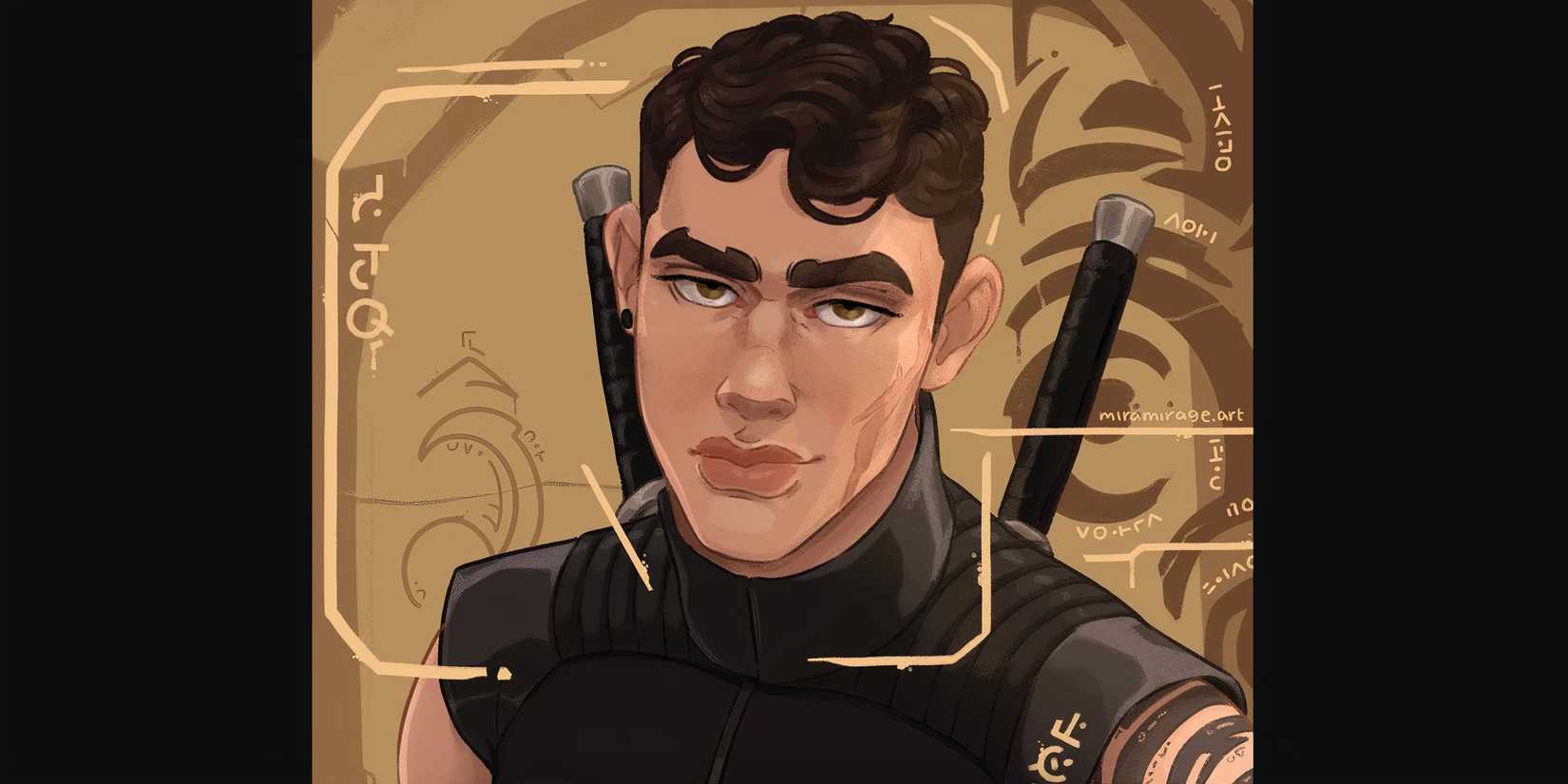 Garrick Tavis in the Empyrean Series by MiraMirage Art