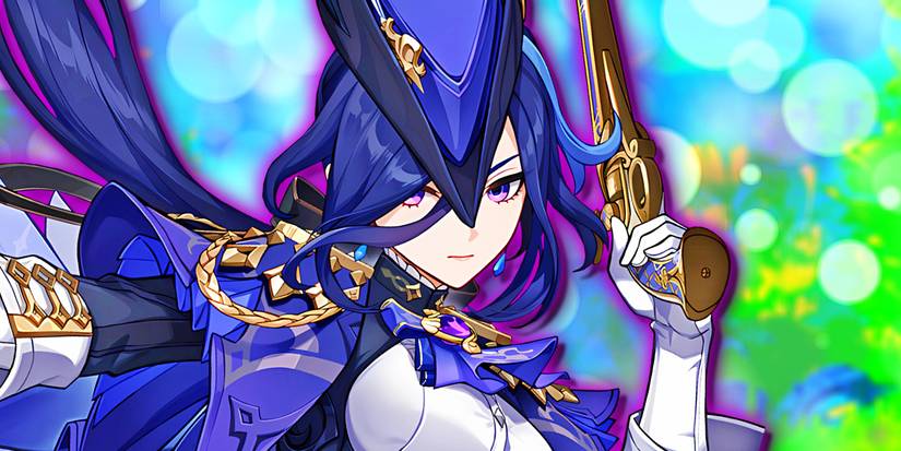 Genshin Impact's Clorinde wields her pistol seriously.