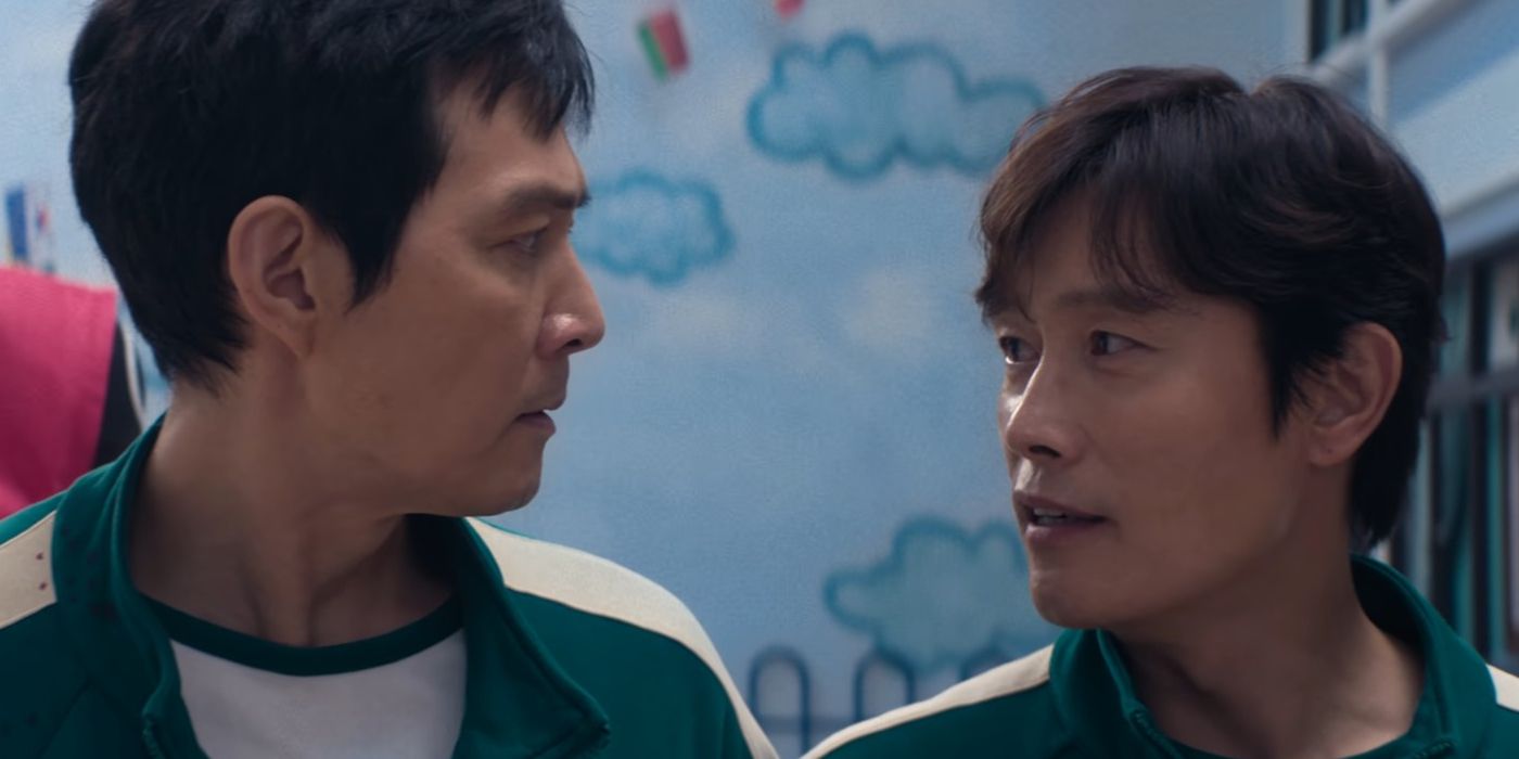 Gi-hun and In-ho in Squid Game season 2, episode 5