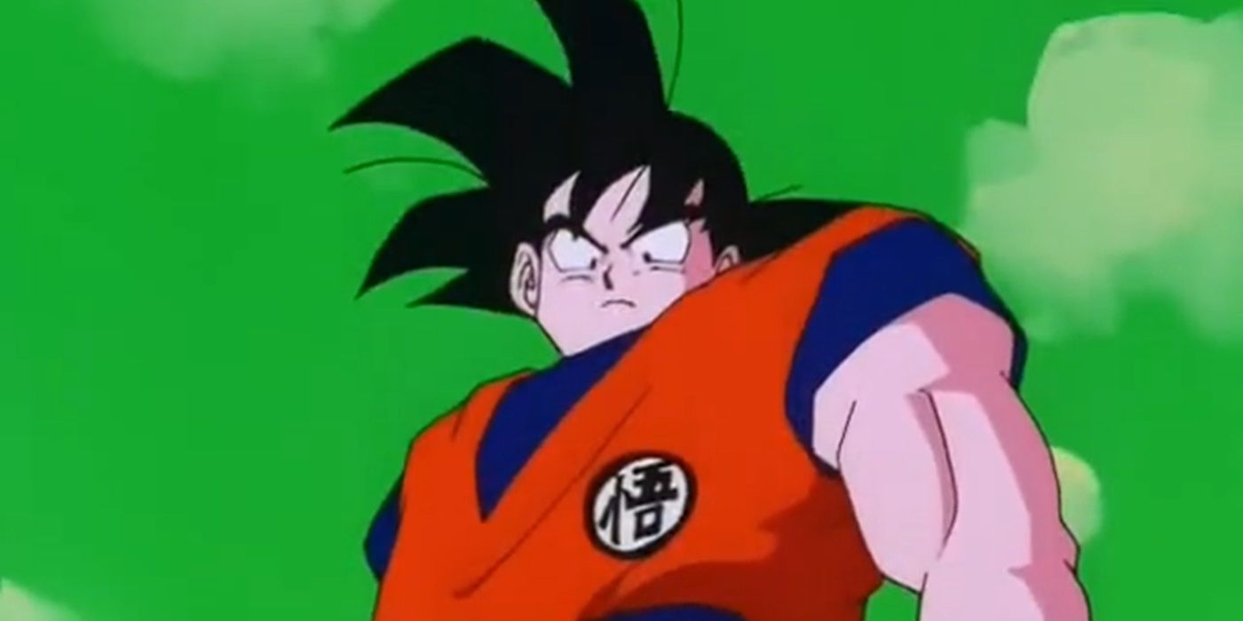 Goku watching Vegeta Dragon Ball Z Episode 86