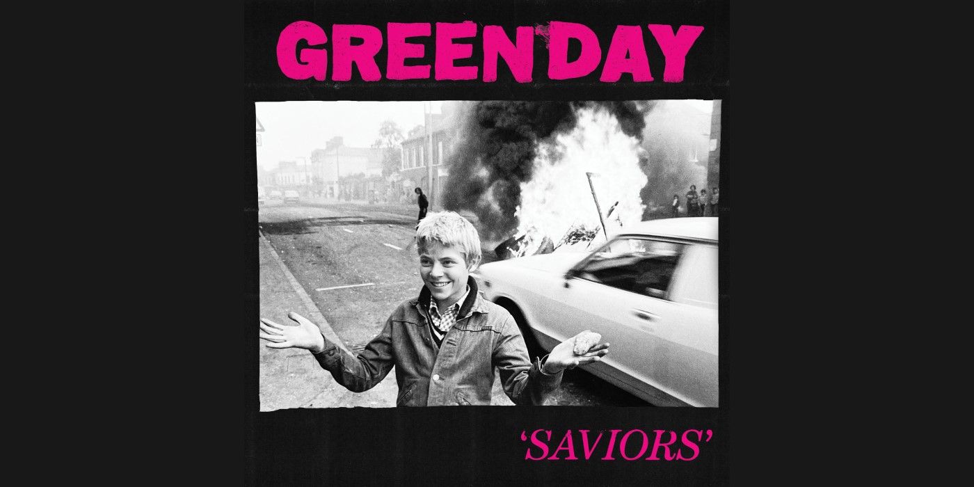 Green Day Saviors Album Cover