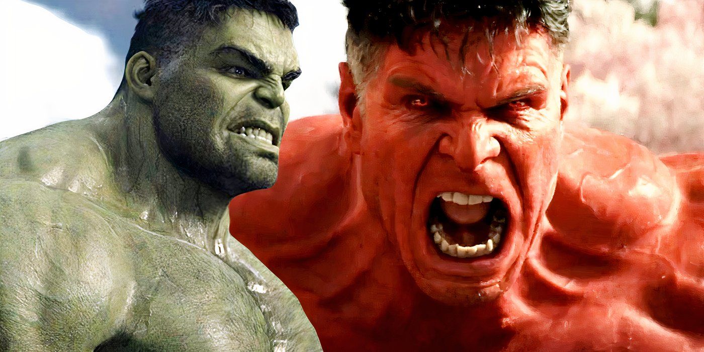 Green Hulk and Red Hulk in the MCU