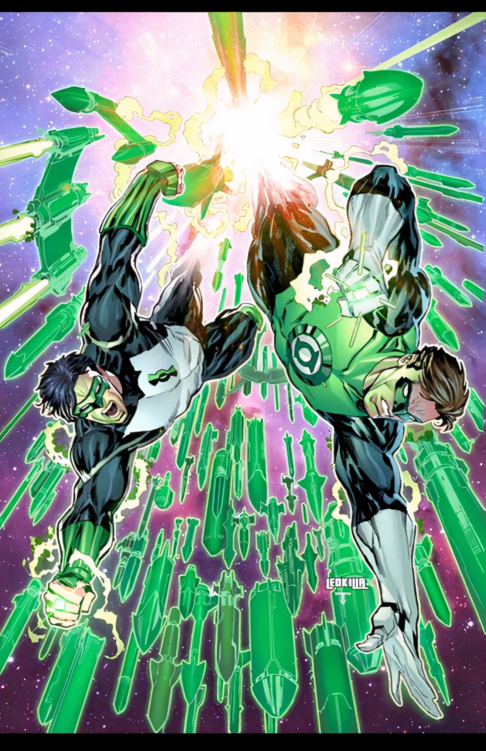 Green Lantern #21 Portada de Artken Lashley con