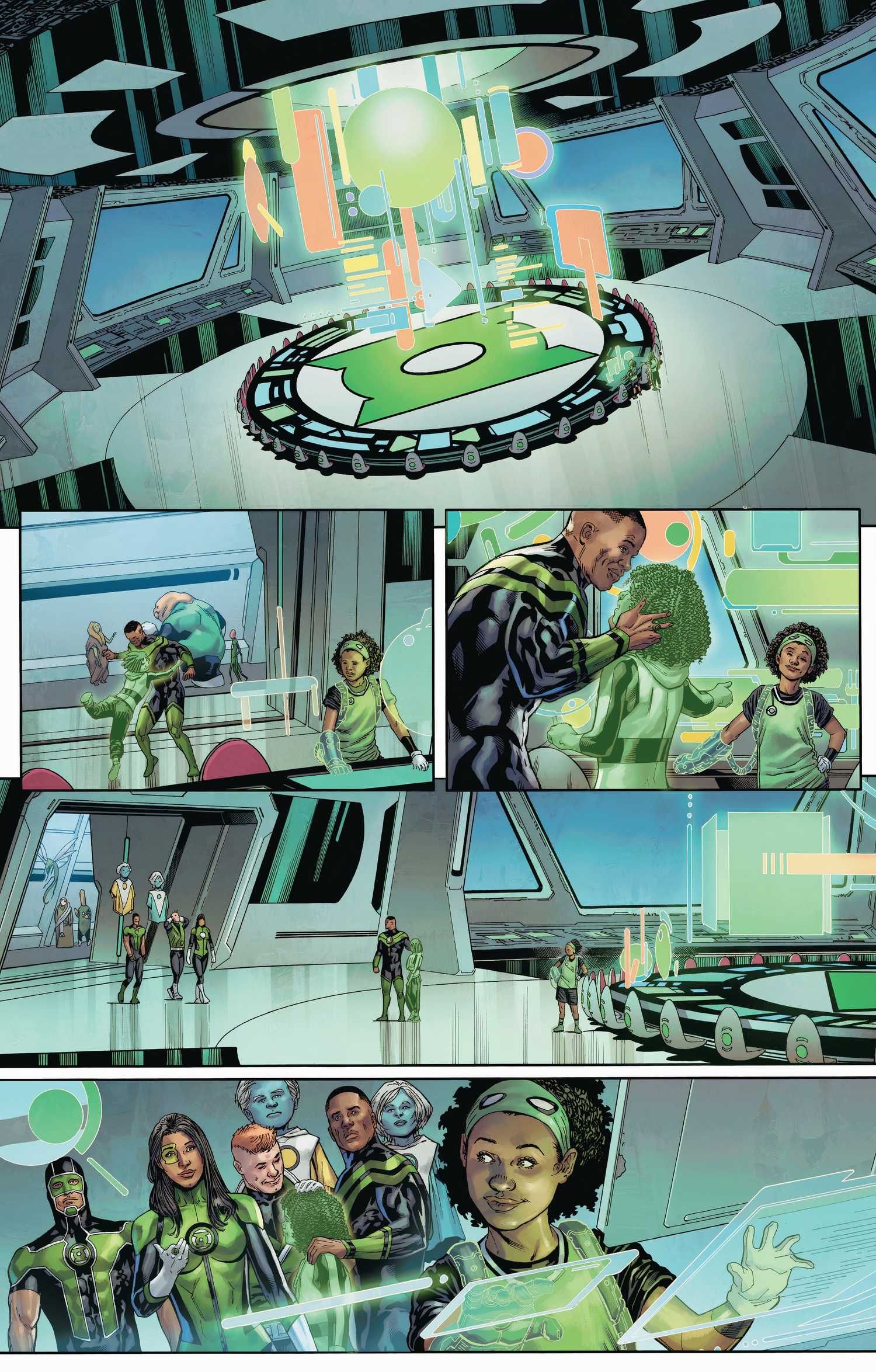 Green Lantern Corps John and Ellie