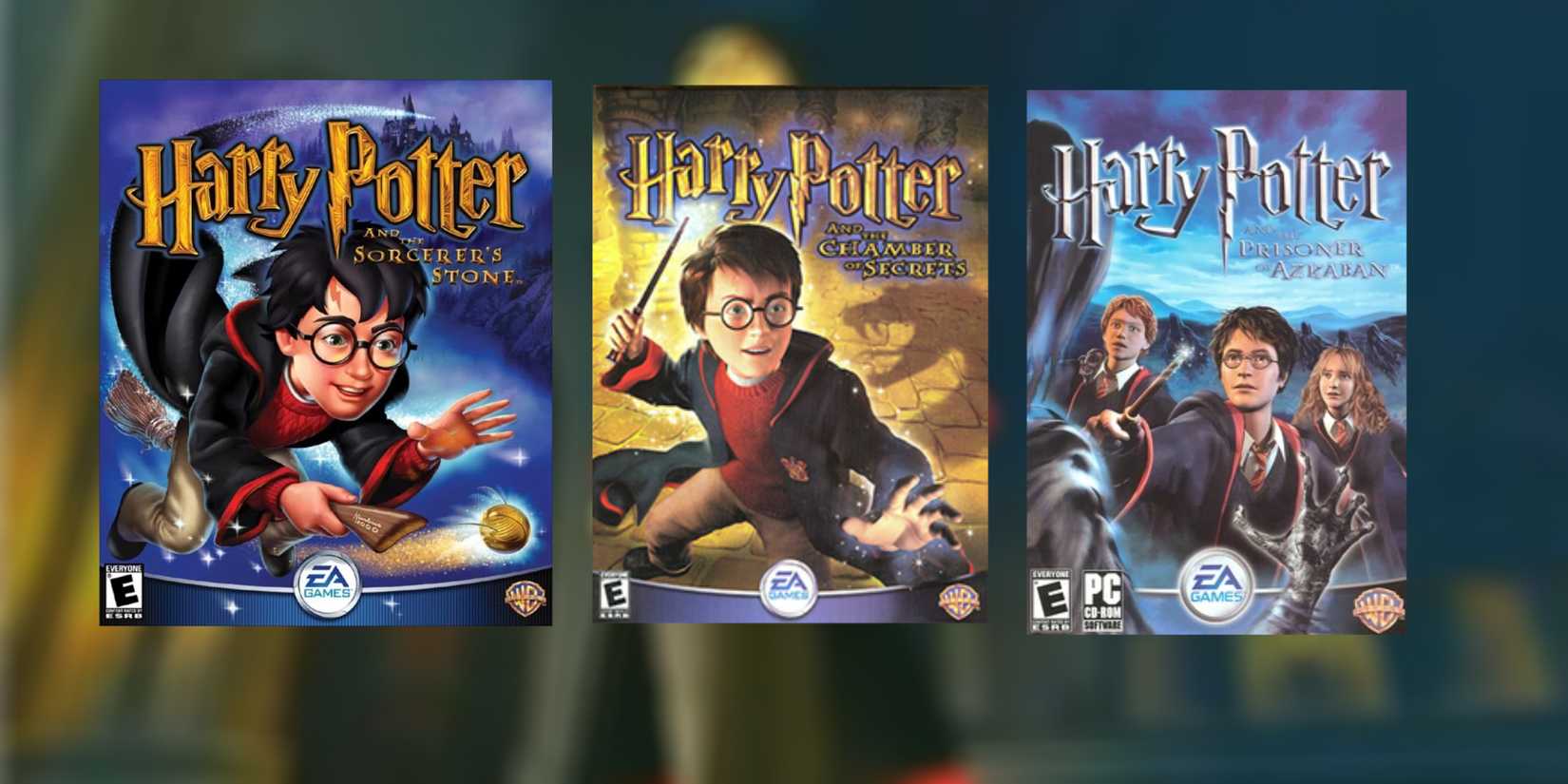 Harry Potter Tie-In Games Cover Art