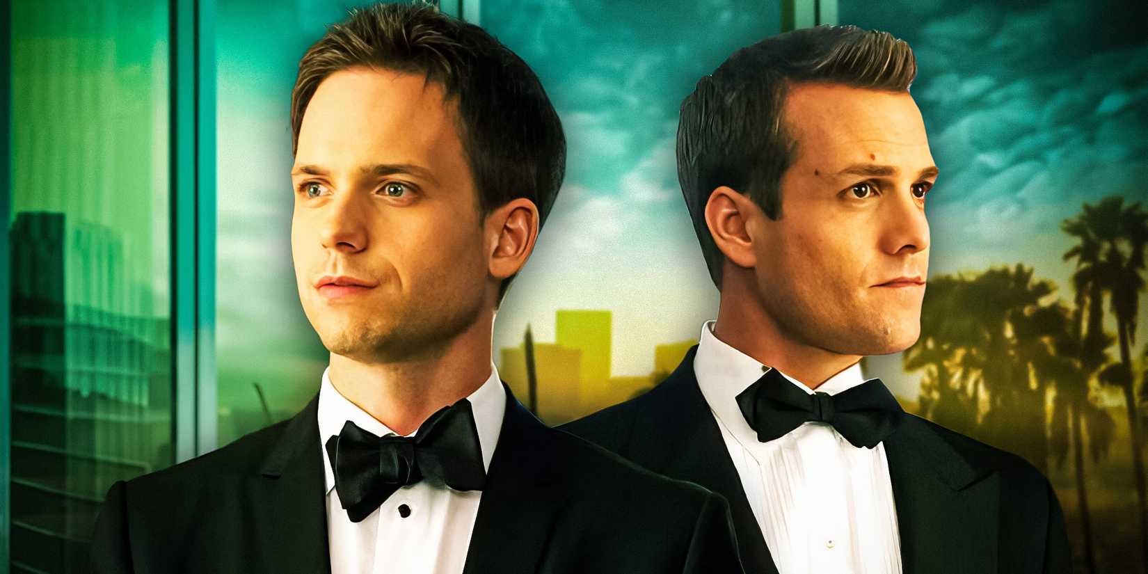 Imagery from Mike and Harvey in Suits