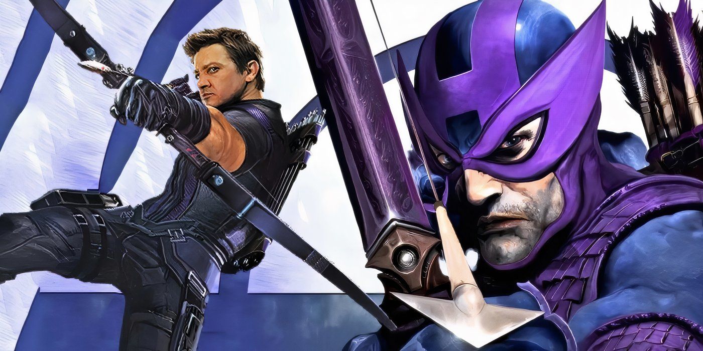 Hawkeye في MCU و Marvel Comics رسم أقواسهم. 