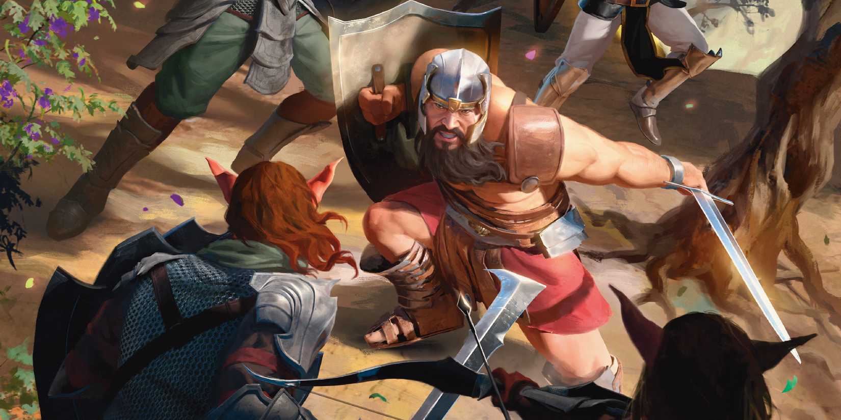 Art of a battle from D&D's Heroes of the Borderlands Starter Set